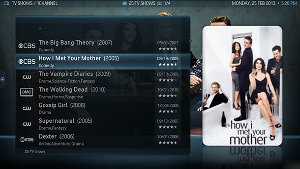 телевизор на xbmc