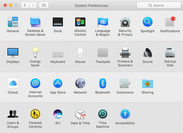 Системные настройки macOS
