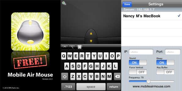 7 лучших бесплатных приложений для дистанционного управления для iPhone MobileAirMouse2