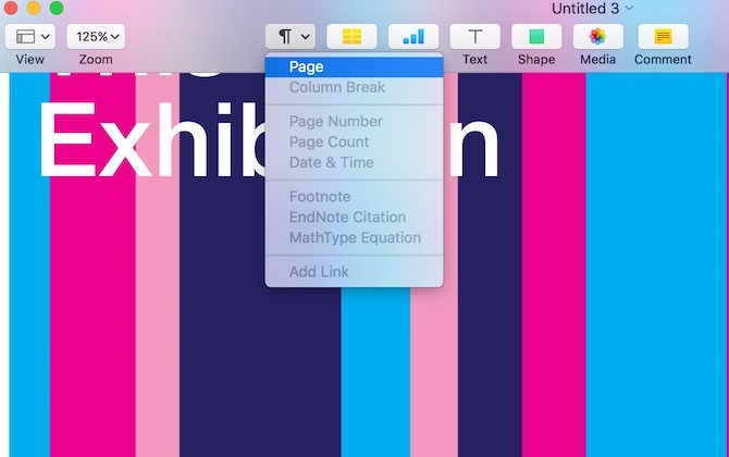Как создать впечатляющие страницы документы и шаблоны на Mac добавить страницу