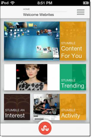 приложение Stumbleupon IOS