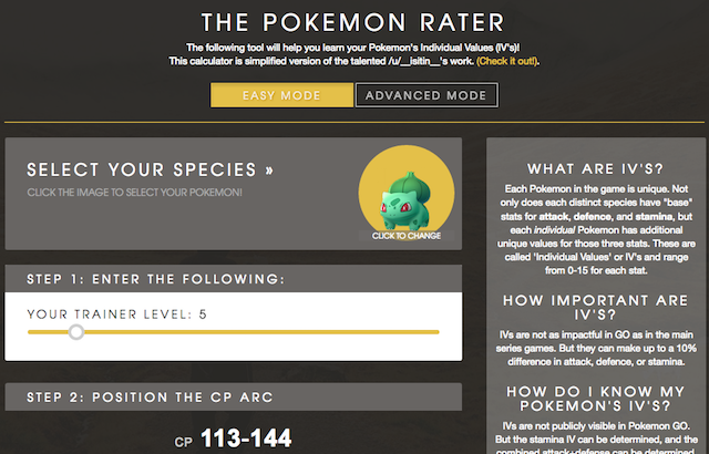 Pokemon-гоу-silph дорога-IV-оценщик