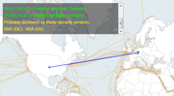 OpenDataCity Traceroute Demo