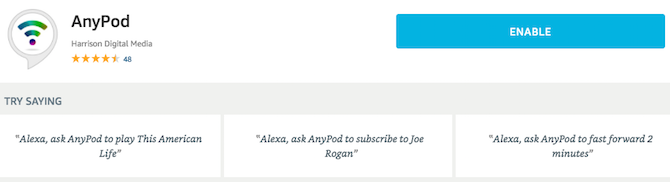 Прослушивание подкастов на Amazon Echo еще проще с одним навыком AnyPod