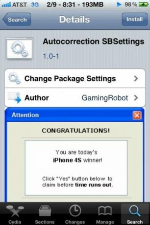 sbsettings переключает iphone