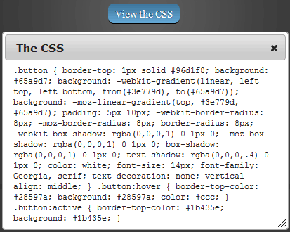 код кнопки css