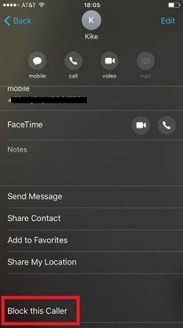 Как заблокировать номер телефона на вашем iPhone ios номер блока facetime 280x500