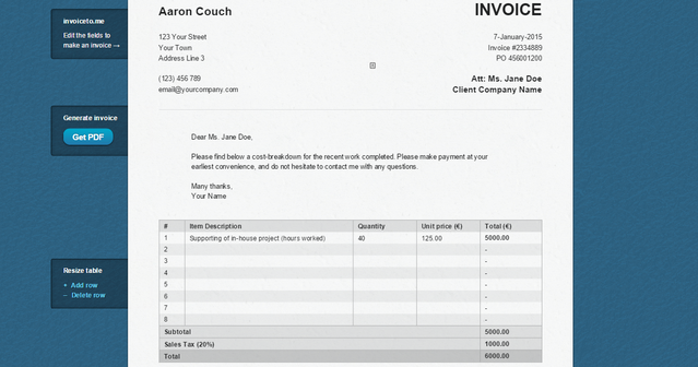 4.1 invoicetome-interface