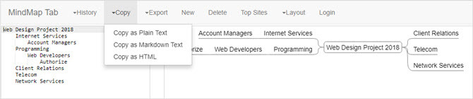 MindMap Tab - расширение для бизнеса в Google Chrome