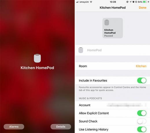 Настройки HomePod