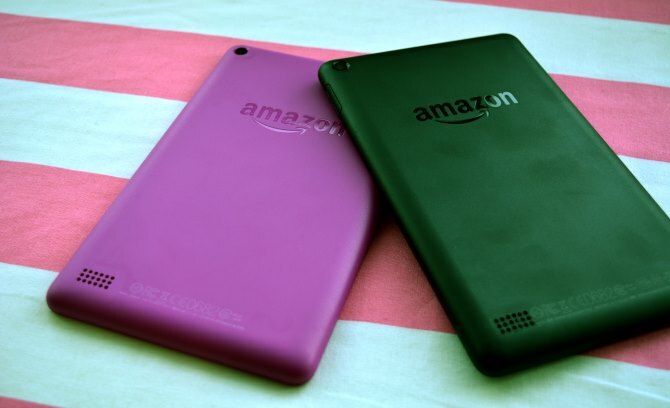 Пара планшетов Amazon Fire 7