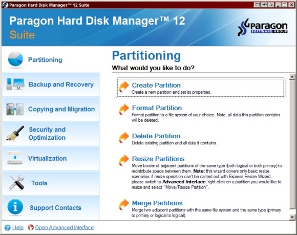 Paragon Hard Disk Manager 12 Suite: полный контроль над жесткими дисками [Giveaway] phdm1