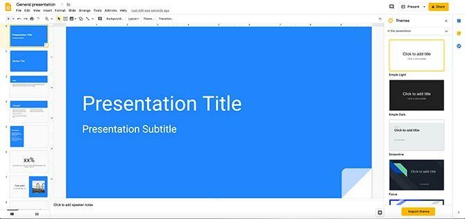 Как создать презентацию Google Slides Workspace