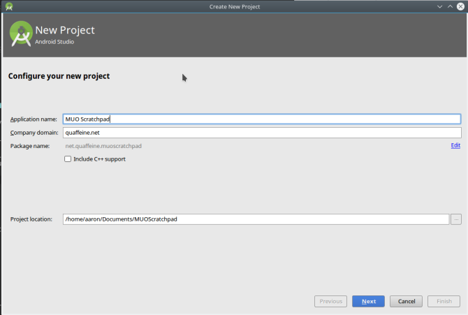 Android создать приложение androidstudio newproject1