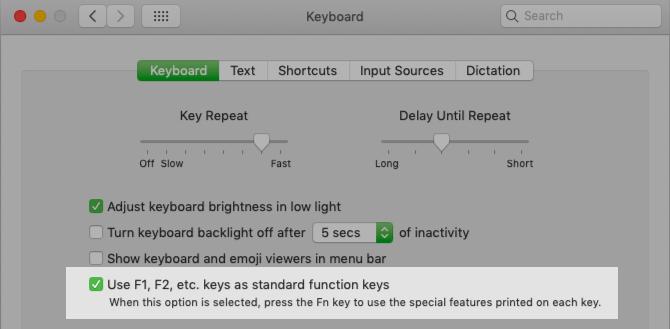 настройка macOS для переворота функциональной клавиши bahvior