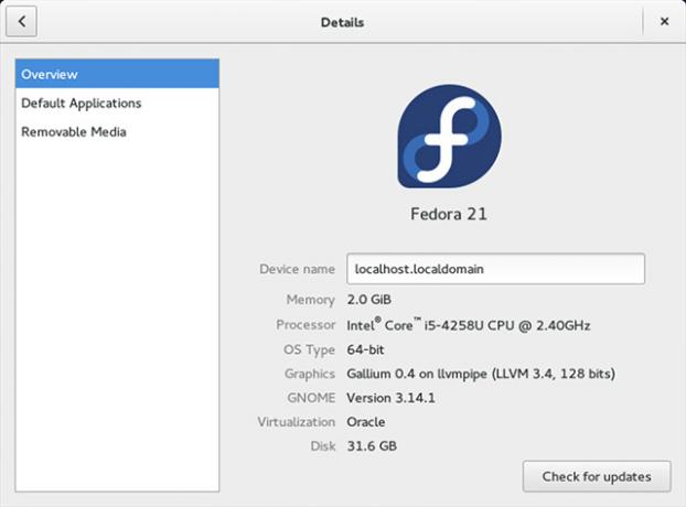 fedora21-версия