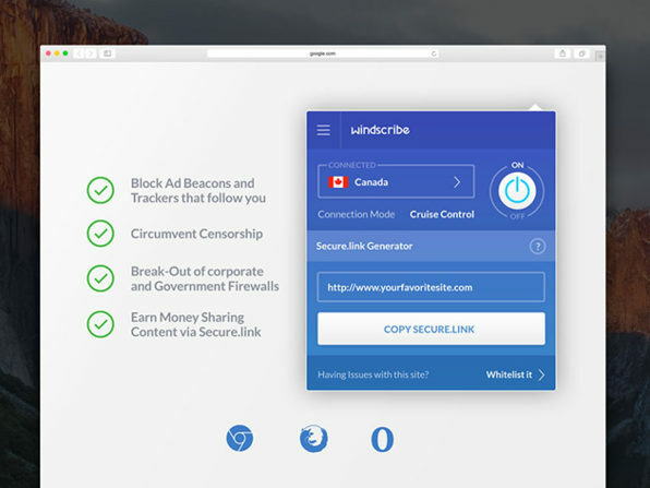 Как защитить свою конфиденциальность в Интернете с помощью Windscribe VPN windscribe 1