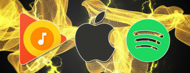 Сравнение Apple Music Google Play и Spotify