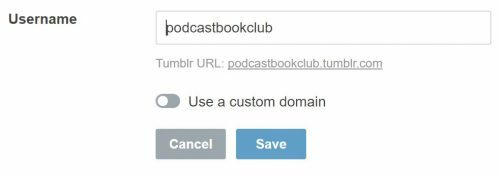 Как изменить имя пользователя Tumblr Имя пользователя Tumblr 3 e1515617802229