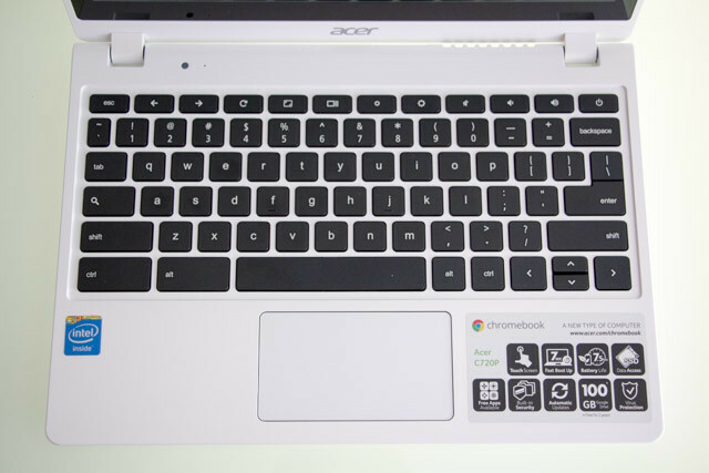 acer c720p - клавиатура