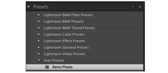 Пресеты в Lightroom