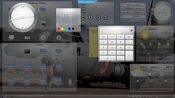 Особенности рабочего стола KDE
