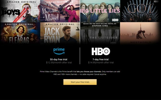 Бесплатная загрузка Amazon Prime HBO