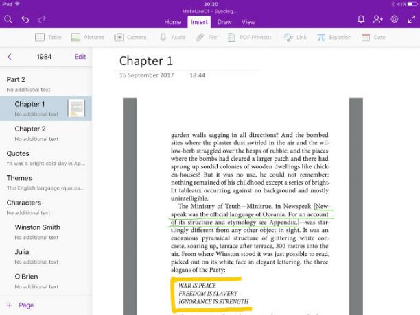 блокнот onenote