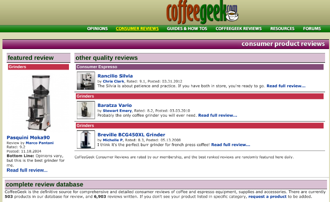 Coffee Geek - ведущая интернет-энциклопедия кофе