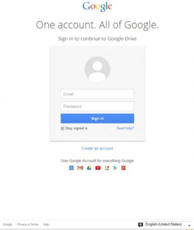 Поддельный GMail Логин