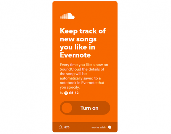 Руководство Ultimate IFTTT: используйте самый мощный инструмент в Интернете, как профессиональный 41IFTTT SoundCloudToEvernote