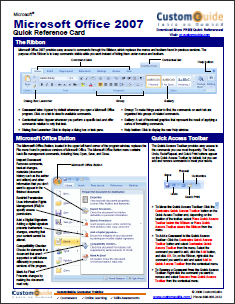 14 Шпаргалки и плакаты для популярных программ office2007