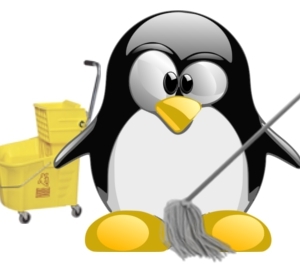 вытереть и почистить linux