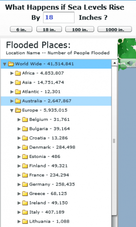 GlobalFloodMap: интерактивная карта повышения уровня моря image thumb65