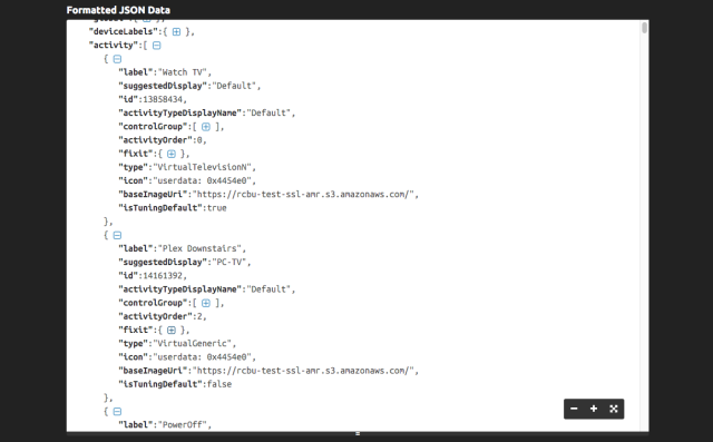 форматированный JSON вывод openhab