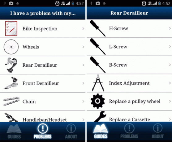 Android-Велоспорт-Bikerepair