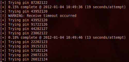 Считаете, что ваш Wi-Fi с защитой WPA безопасен? Подумайте еще раз - вот и таймаут Reaver Reaver