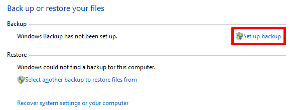 Windows 7 резервное копирование и восстановление