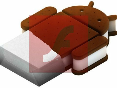 Android Ice Cream Sandwich Доставка без флеш-мороженого и сэндвич-флеш