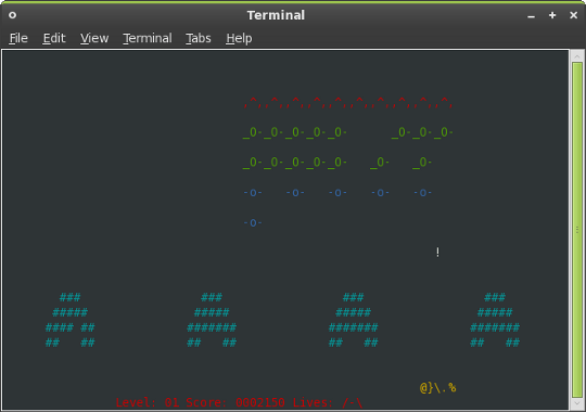 Играйте в игры внутри вашего терминала Linux