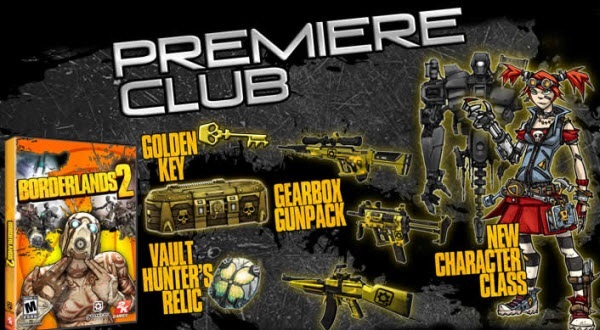 Предварительный заказ Borderlands 2 Premiere Club