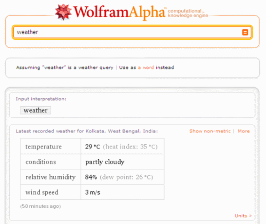 10 условий поиска, чтобы использовать Wolfram Alpha для ежедневного использования Погода Wolfram