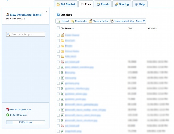 Dropbox опыт