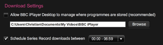 BBC iplayer рабочий стол