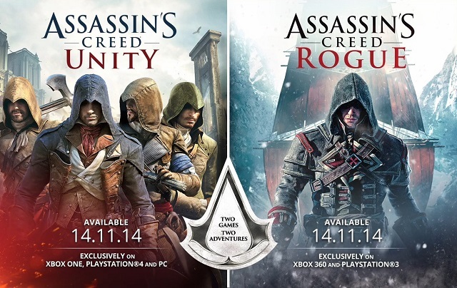 Assassins Creed Rogue и Unity