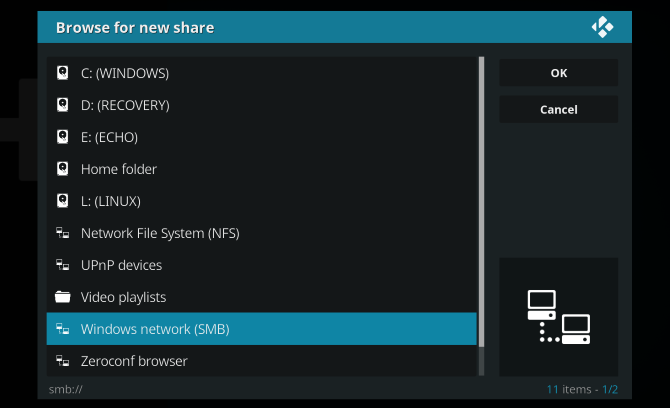 Kodi Legal NAS Хранение