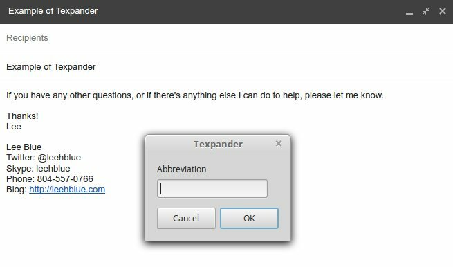 Texpander в действии