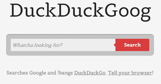 Google DuckDuckGo