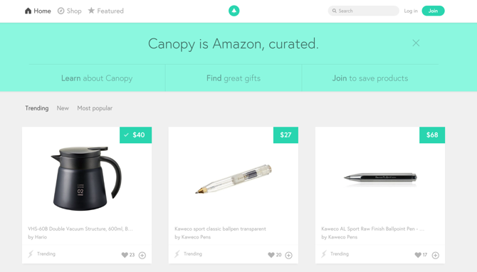 Скриншот Canopy