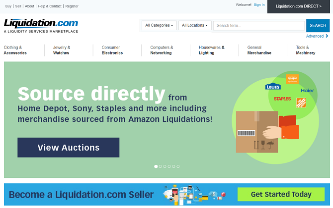 Магазин Liquidation.com